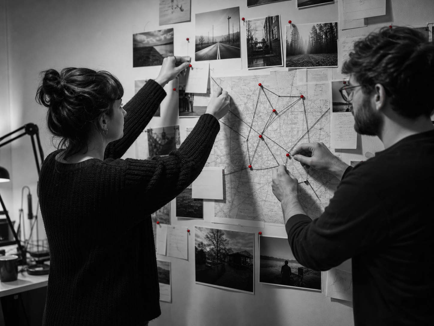 Mur de recherche et cartographie des sources